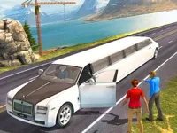 Limousine Taxi Driving Game image